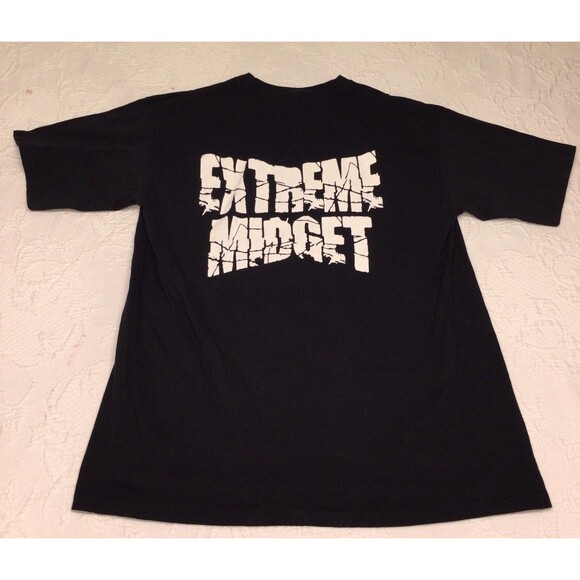 Mini Durango Extreme Midget Lucha Libre Wrestling Graphic Black Tee Shirt Large - Picture 2 of 6